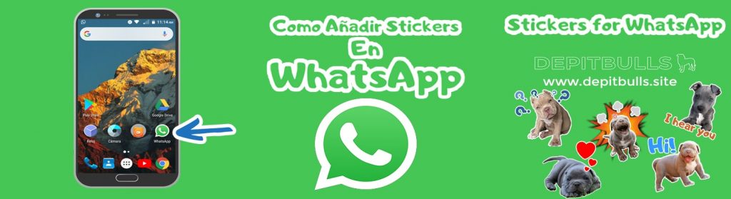 COMO AÑADIR STICKERS EN WHATSAPP DEPITBULLS PERSONALIZADOS PASO tutorial completo de como añadir stickers en WhatsApp