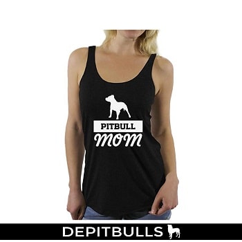 Camiseta con estampado de pitbull a la moda