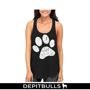 Camisa de moda para mujer huella de perro ropa