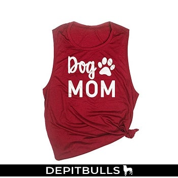 Camiseta de tirantes para mujer, sin mangas, diseño de perro, con texto