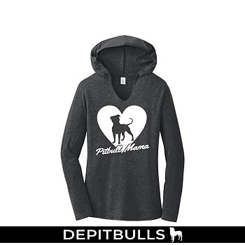 Camiseta con capucha para damas Pitbull