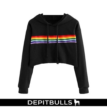 Sueter a la moda para chica de manga larga con tirantes sueltos