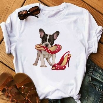 2020 Little Yorkshire Terrier, camiseta de verano para mujer, Tops con precioso ángel, camiseta estampada para chicas, camiseta de animalesCamisetas para Mujer DEPITBULLS