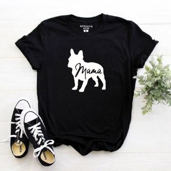 Ropa de Bulldog Francés, regalos para amantes de los perros para perros, camiseta para perros y perros, camiseta para mamá, amante de los animales y mascotas, camisetas para mujeresCamisetas para Mujer DEPITBULLS