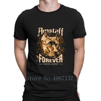 Forever Amstaff camiseta única primavera otoño Fitness nuevo estilo diseñador algodón estándar cuello redondo camisa